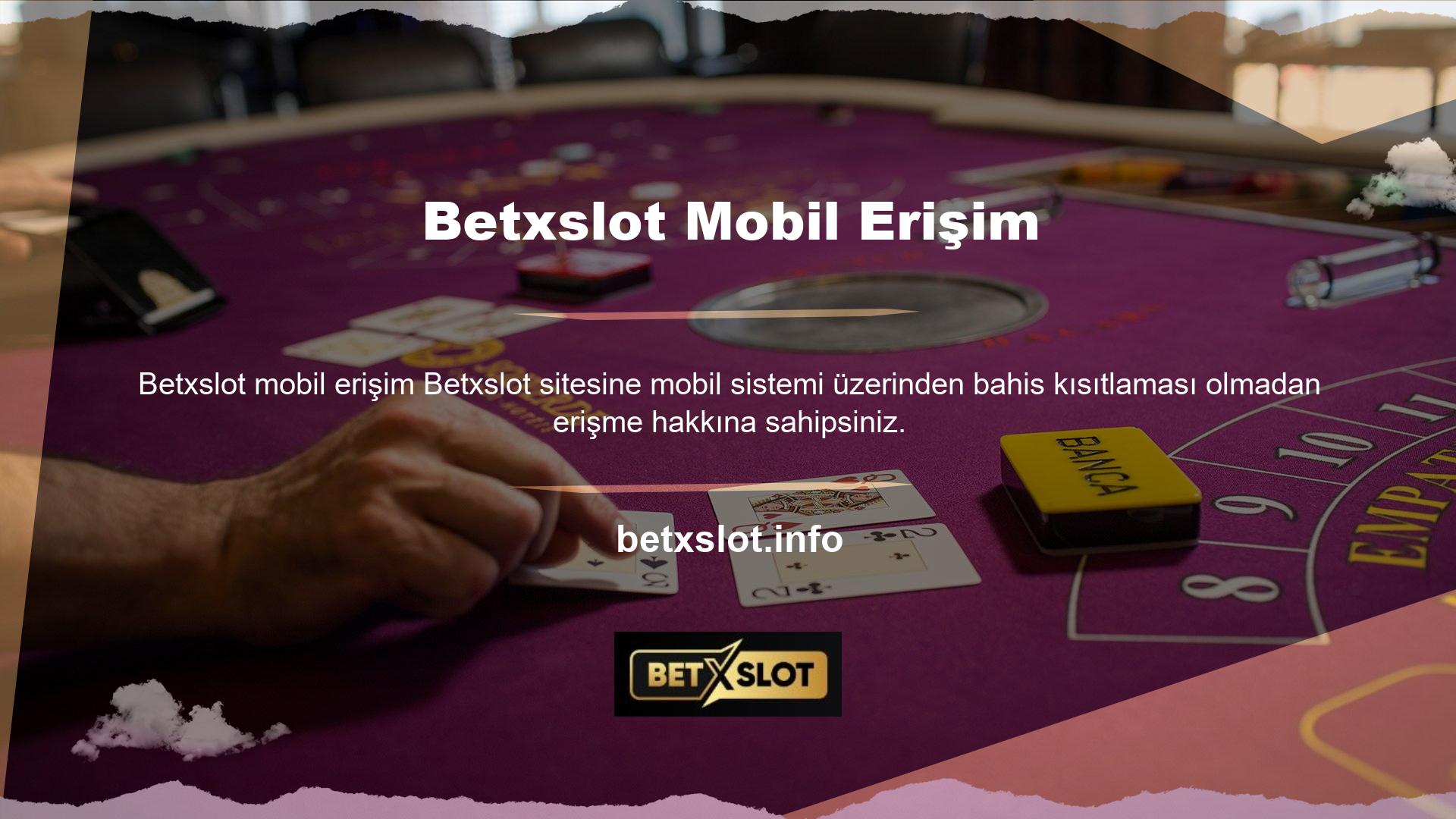 Betxslot web sitesine mobil erişim prosedürü, uygulamayı Google Play Store ve AppStroe üzerinden kullanıcılara sunarak mümkün olmaktadır