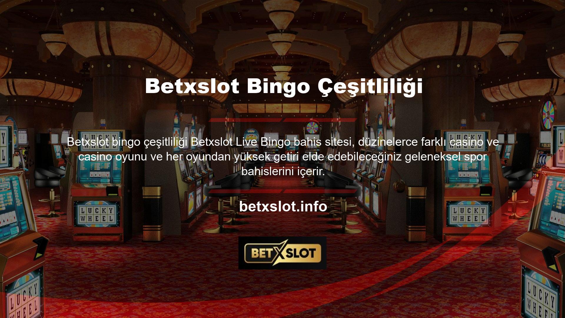 Betxslot Canlı Bingo oynamak para kazanmak için harika bir yoldur ve orada en güvenilir ve karlı seçeneklerden biridir